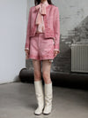 INTO THE EAST 25 Autumn/Winter Lace-Up Silk Top/Shirt/Embroidered Button Tussah Silk Vest/Shorts ITE-E1DGAW020PK22VE Vest (E1DGAW019PK20TP)